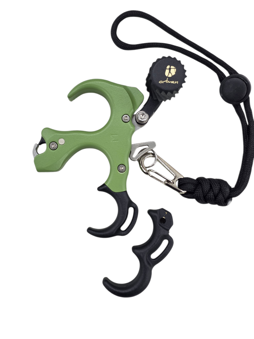 Релиз для стрельбы из лука BUTTON Pro Brass на 3-4 пальца Зеленый