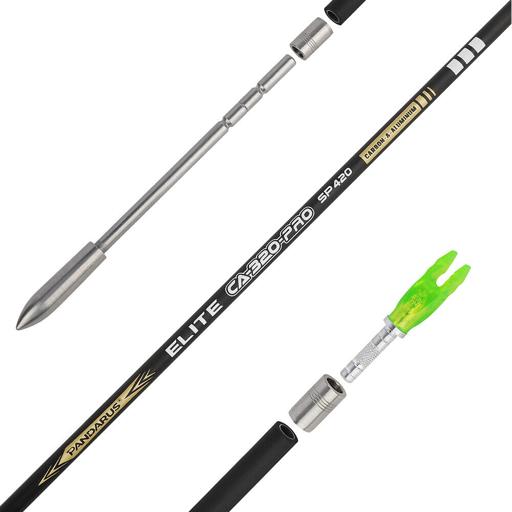 Трубка стрелы Pandarus Elite CA320 PRO 12 шт (карбон-алюминий)