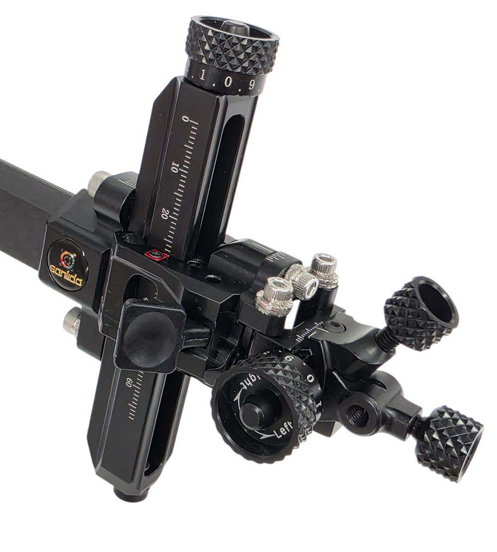 Спортивный прицел для блочного лука Sanlida Carbon X10 9" v3