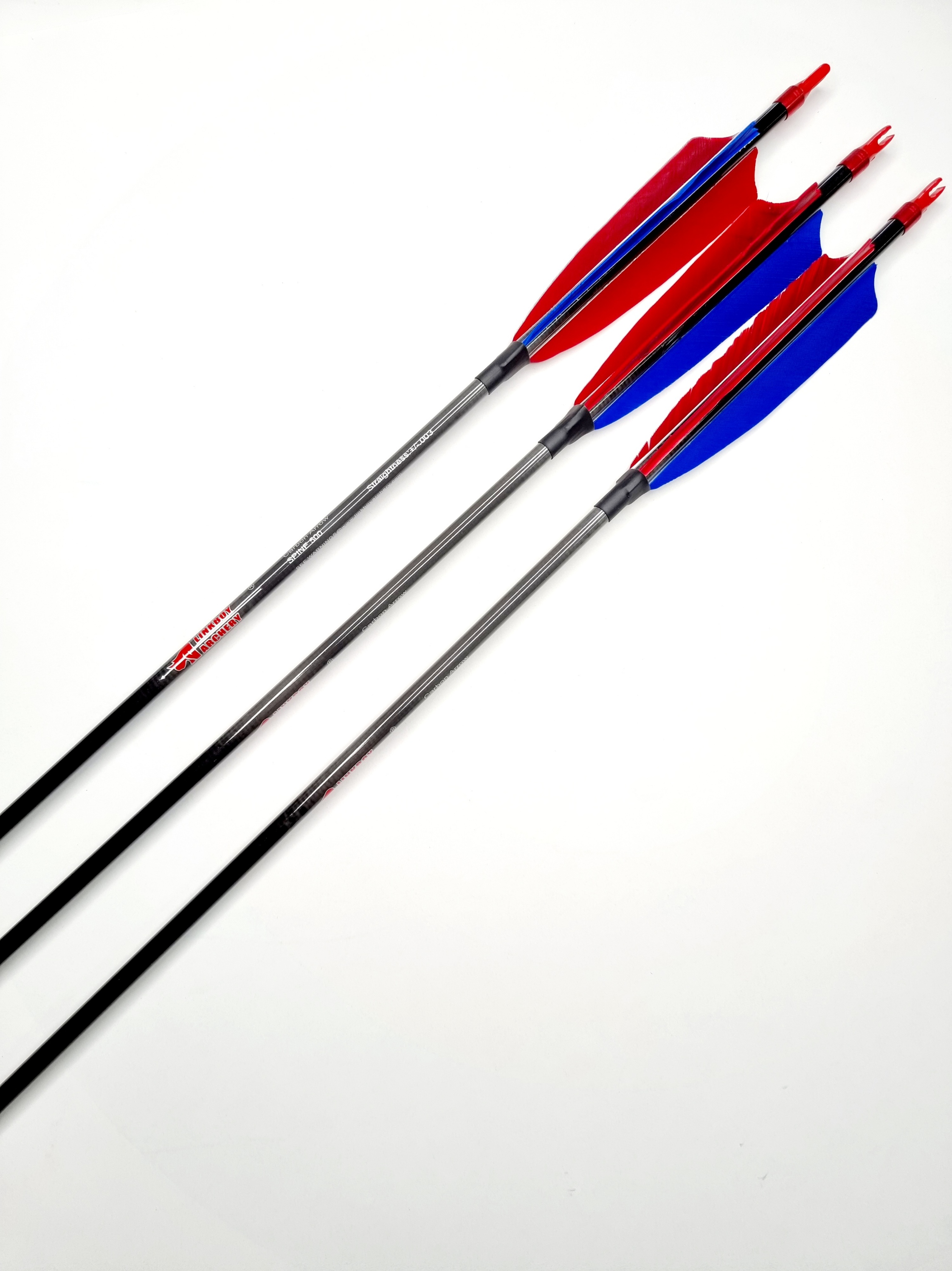 товар Стрела лучная карбоновая LinkBoy ID 6.2 в сборе натуральное оперение