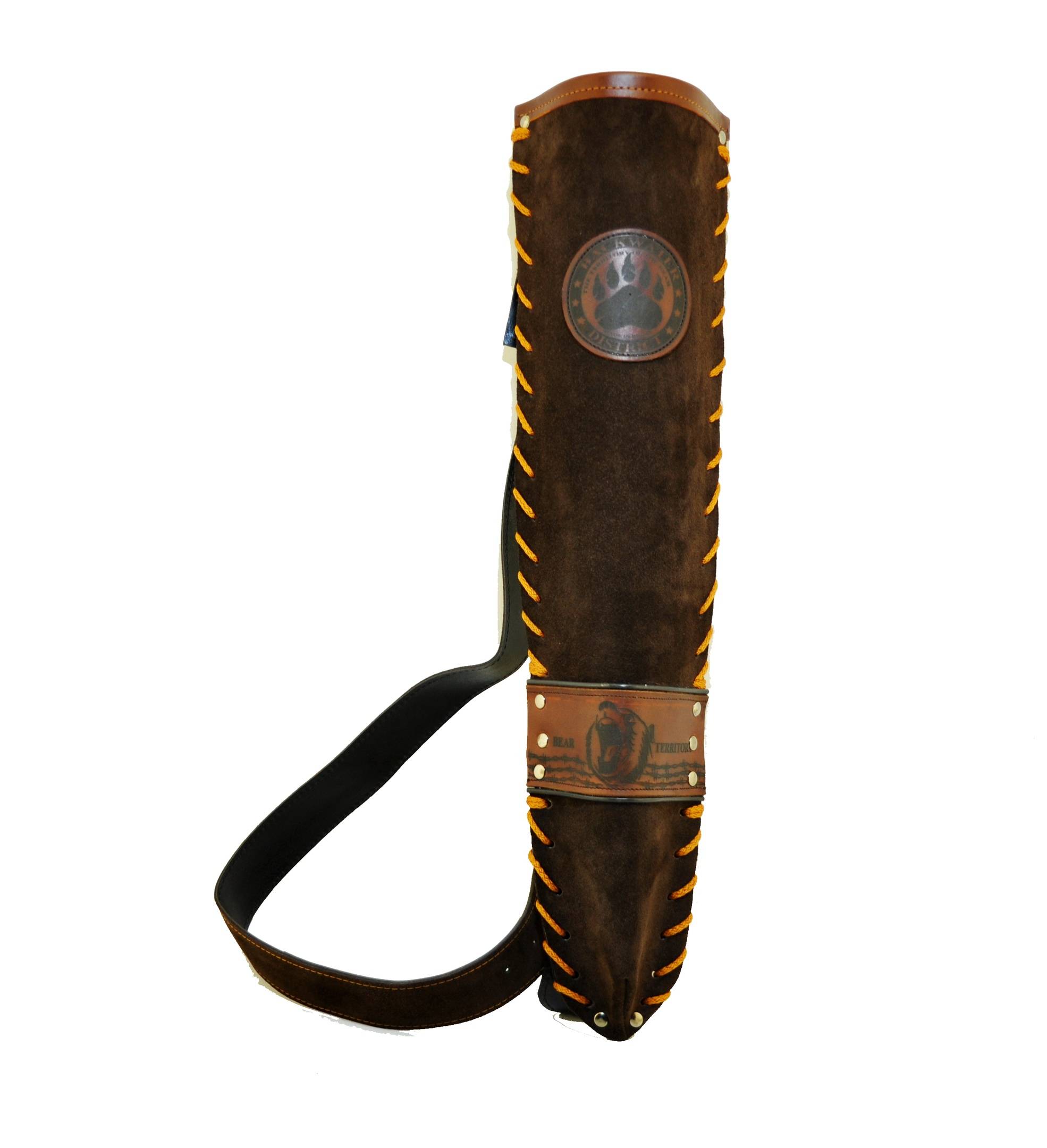 Колчан заспинный BowHunter замша