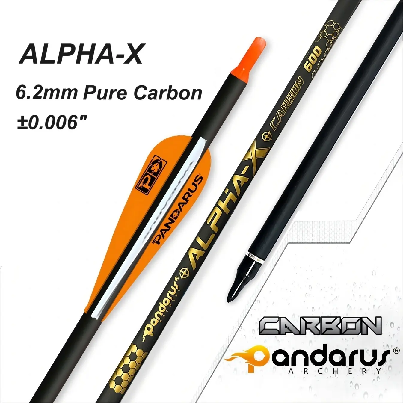 Стрела лучная карбоновая Pandarus Alpha X