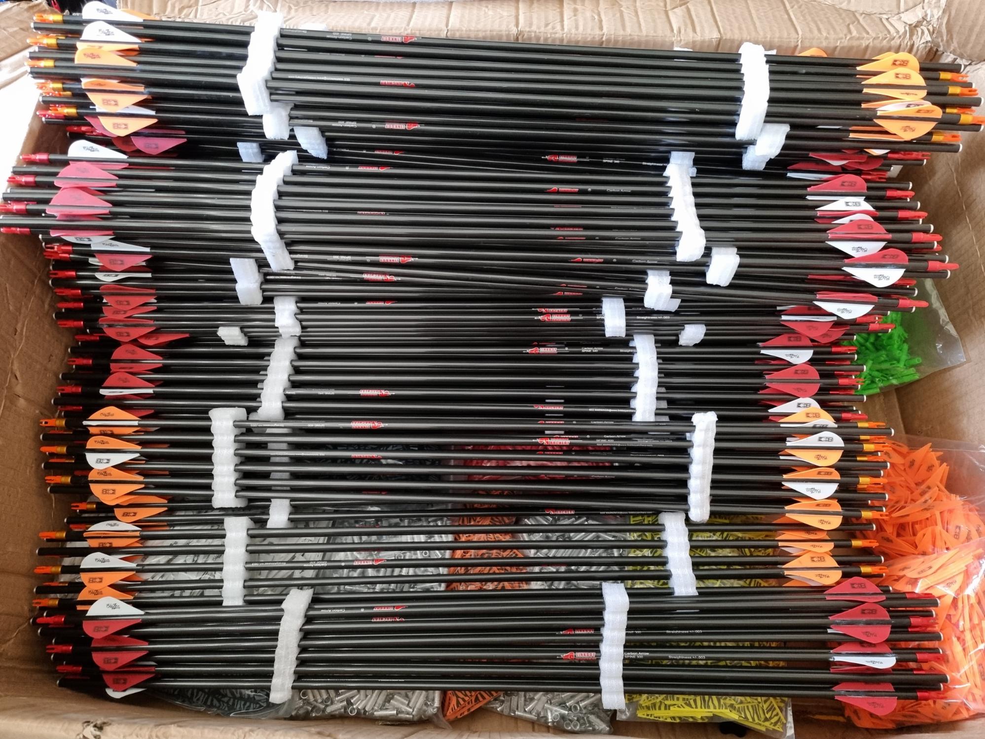 Стрела лучная карбоновая LinkBoy Hunter 6.2 в сборе