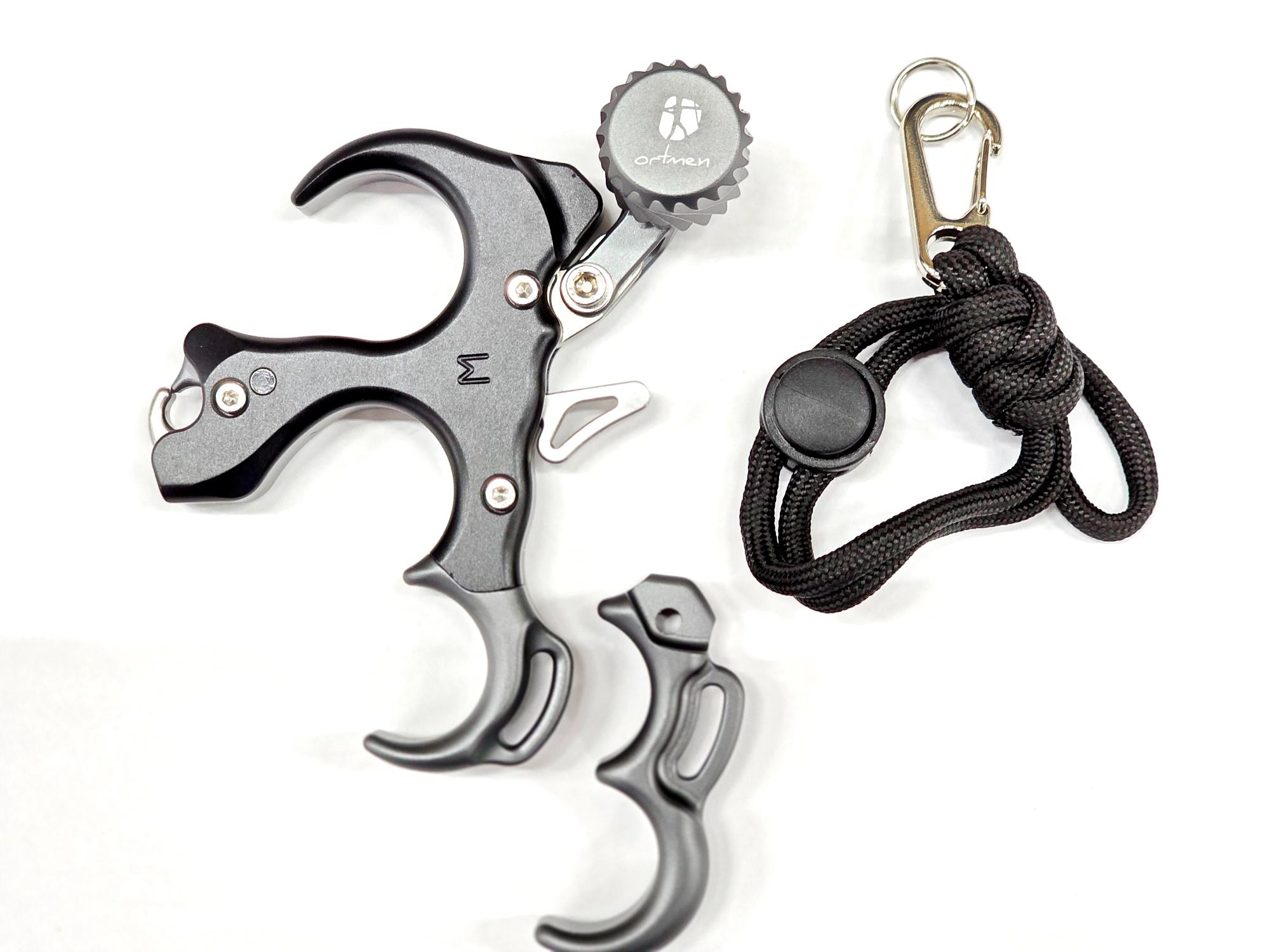 Релиз для стрельбы из лука BUTTON  на 3-4 пальца Черный