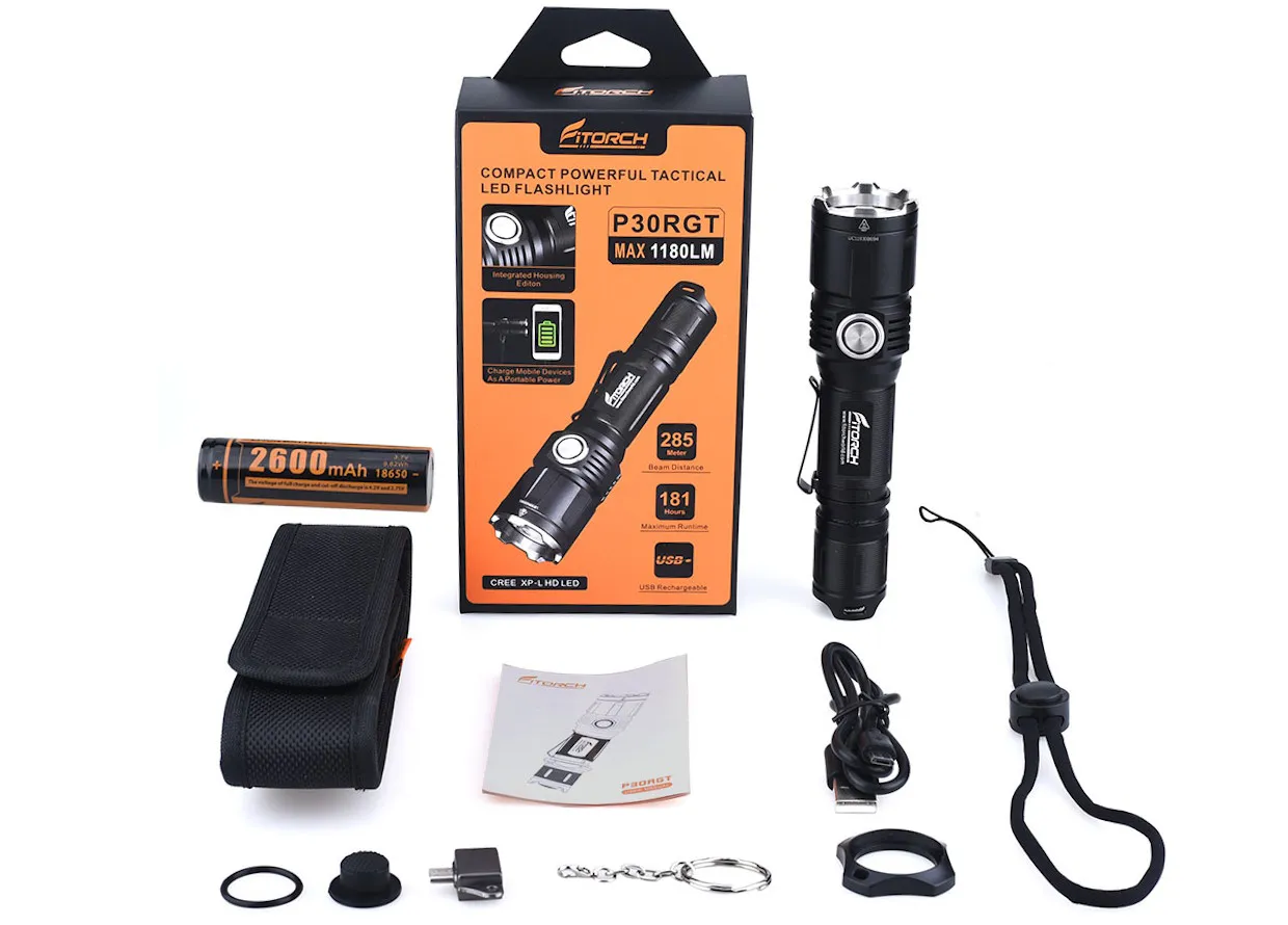 фото Фонарь FiTorch P30RGT тактический Фонарь FiTorch P30RGT тактический