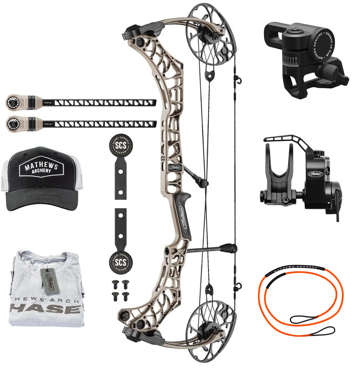 фото Лук блочный Mathews Phase4 29 с набором аксессуаров Лук блочный Mathews Phase4 29 с набором аксессуаров