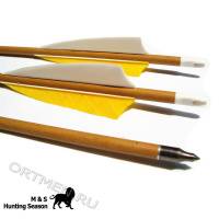 Стрела лучная карбоновая 340 нат перо